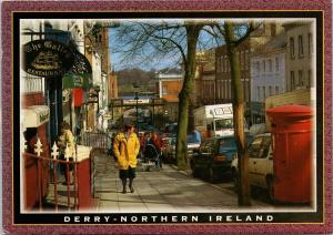 Derry Northern Ireland The Galley Restaurant Craft Village c1996 Postcard D91
