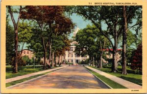 Postcard Alabama Tuscaloosa Bryce Hospital Curt Teich LINEN 1932 V184