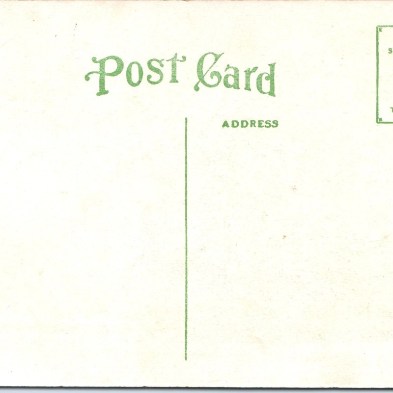 c1910s Guthrie, Okla Post Office Downtown Postcard Kropp Litho Photo OK Vtg A71