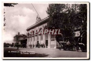 Old Postcard The Marseille Gare Saint Charles