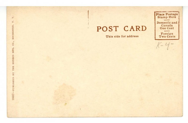 NY - Oswego. Bird's Eye View Down the Oswego River