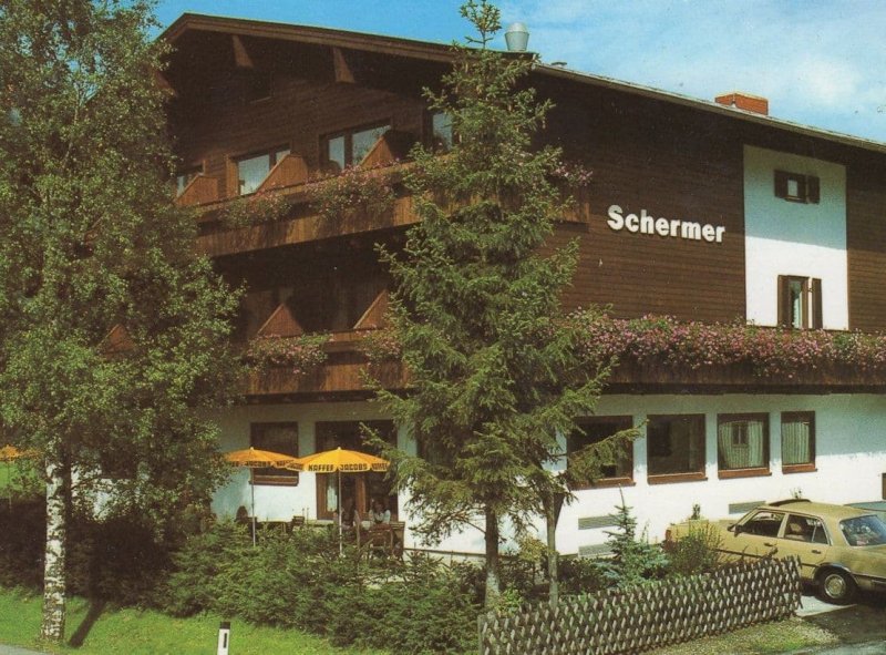 Hotel Schermer Landstrabe Vienna Austria Postcard