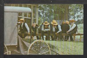 Greetings From the Amish Country Postcard 