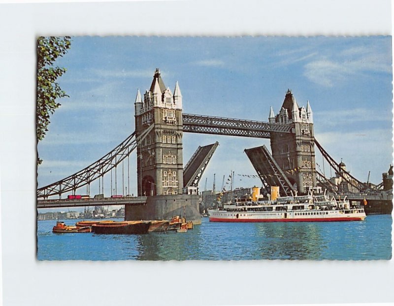 Postcard Tower Bridge, London, England