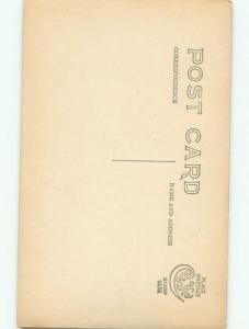 Old rppc BUILDING SCENE Architecture Postcard AB1116