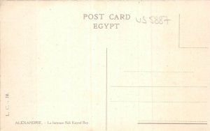 US5887 sidi kayed bey fortress boat  alexandria egypt africa