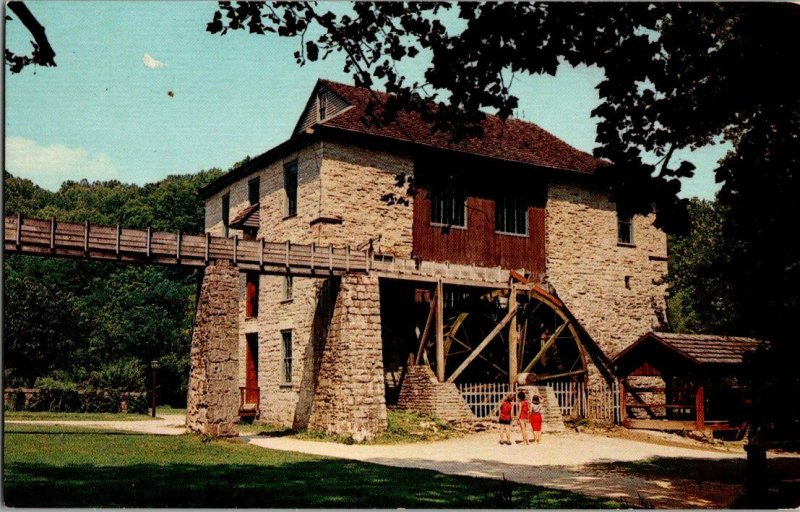 Historic Hamer's Mill Mitchell Indiana Vintage Postcard Standard View Card 