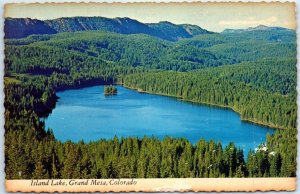 Postcard - Island Lake, Grand Mesa, Colorado, USA