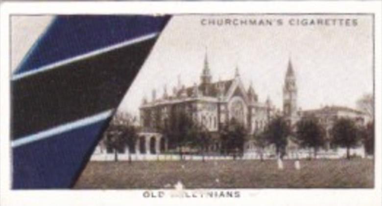 Church Vintage Cigarette Card Well Known Ties No 17 Old Alleynians