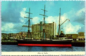 Postcard - Star of India - San Diego, California