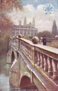 England Cambridge Clare College and Bridge