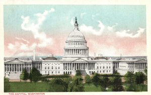 VINTAGE POSTCARD THE UNITED STATES CAPITOL WASHINGTON D.C. c. 1920