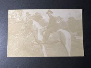 Mint Kodak Australia Postcard Alec McLean on his horse Tommy