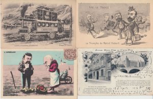 POLITIC PROPAGANDA SATIRE 48 Vintage Postcards pre-1940 (part 3) (L3892)