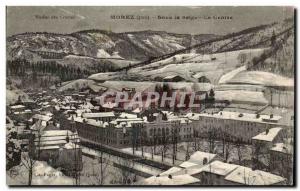 Morez - Under snow - the Center - Old Postcard