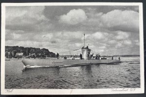 Mint Germany Real Picture Postcard German U Boat Submarine U7 Kiel