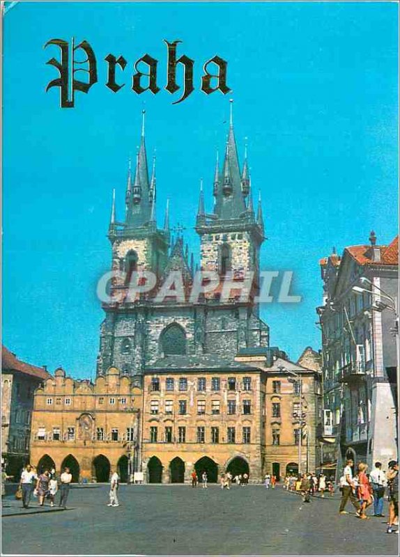 Postcard Modern Praha