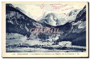 Old Postcard Pralognan The Way That Leads to Massif de la Vanoise