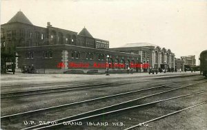 Depot, Nebraska, Grand Island, RPPC, Union Pacific Railroad, Co-Mo