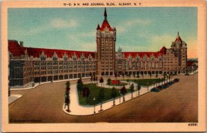 New York Albany The D & H and Journal Buildings