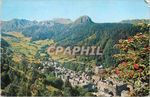 Modern Postcard Mont Dore Puy de Dome General View of the Mont Dore in the bo...