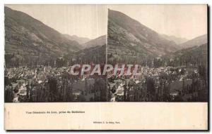 Stereoscopic Card - Vue Generale de Luz - Taken from Solferino - Old Postcard