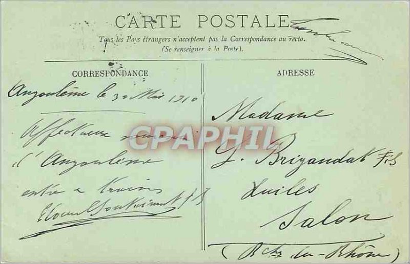 Old Postcard Environs Rochefoucauld Angouleme Le Chateau