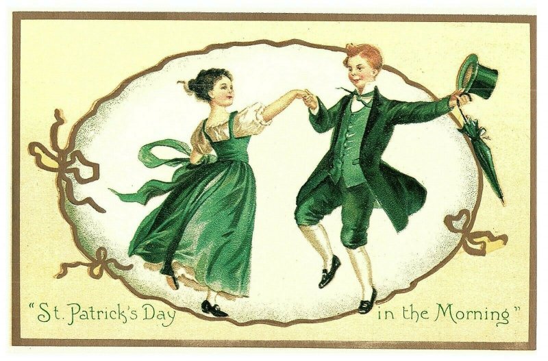 St. Patricks Day In The Morning Vintage Postcard Hong Kong 1970s Lillian Vernon