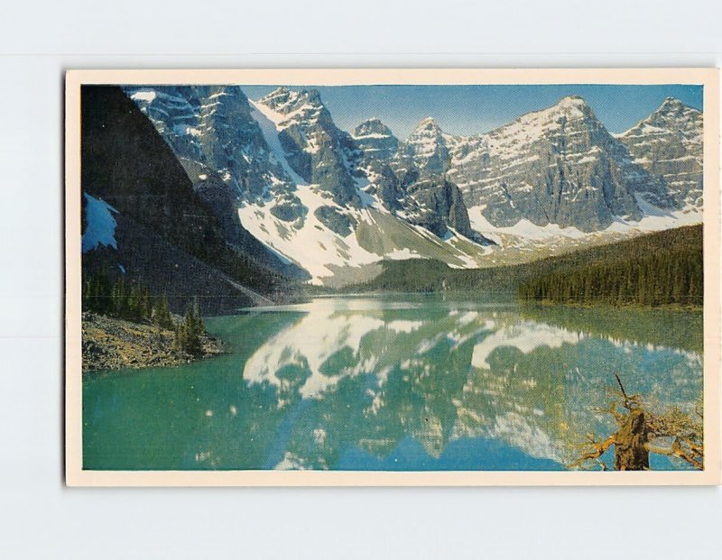 Postcard Moraine Lake, Banff National Park, Canada