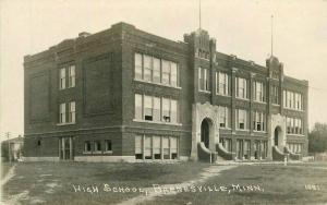 Barnesville Minnesota 1920s High School RPPC Photo Postcard Pearson 1383