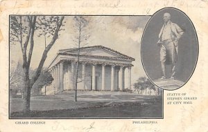 Girard College, Statue of Stephen Girard, City Hall  Philadelphia, PA