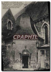 Old Postcard Nogent Le Rotrou Chapel funeral