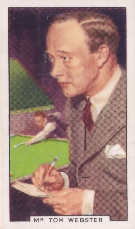 Tom Webster Birmingham Daily Mail Sports Cartoonist 1930s Cigarette Card