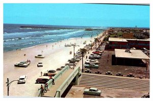 Postcard PIER SCENE Jacksonville Beach Florida FL AU6261