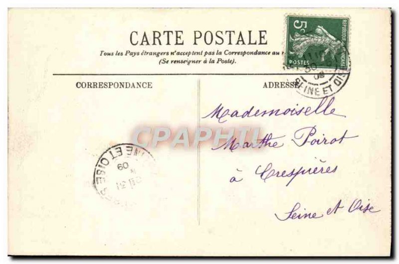 Old Postcard Rambouillet Chateau La Salle A Manger Left Coast