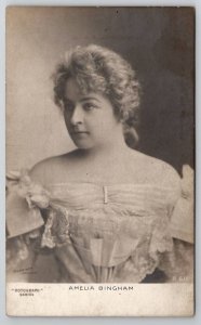 RPPC Actress Amelia Bingham Broadway Theatre Movie Film Star Photo Postcard A42