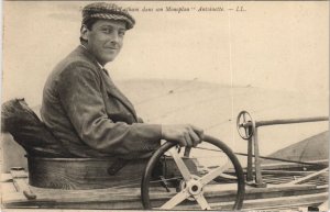 PC PILOTE, AVIATEUR HUBERT LATHAM MONOPLAN ANTOINETTE AVIATION (a26822)