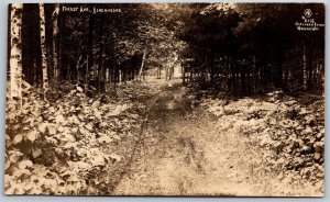 Vtg Wisconsin WI Forest Avenue Birchwood 1910s RPPC Real Photo NPC Postcard