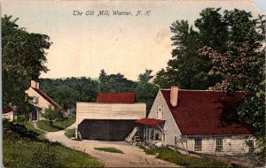 Old Mill Warner New Hampshire NH Postcard Antique Divided Back Postcard UNP Vtg 