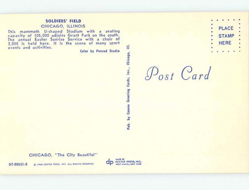 Chrome STADIUM SCENE Chicago Illinois IL AH5194@