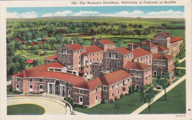 Colorado Boulder The Women's Dormitory University Of Colorado 1955