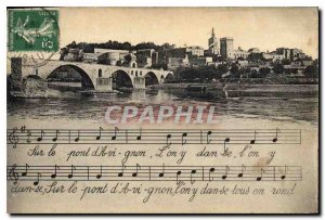 Postcard Old Avignon (Vaucluse) Pont St Benezet