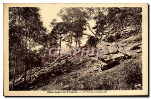 Postcard Old St Leger en Yvelines Les Rochers Angennes