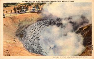 Yellowstone National Park Crater Of Mud Volcano Curteich