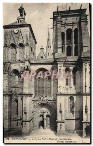 Old Postcard Guingamp L & # 39Eglise Our Lady of Good Help