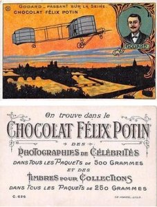 Chocolat Felix Potin Approx Size Inches = 2.75 x 4.25 Trade Card Unused 