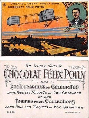 Chocolat Felix Potin Approx Size Inches = 2.75 x 4.25 Trade Card Unused 