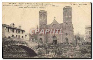 Old Postcard Le Puy St Pierre Church Carmelite Gothic