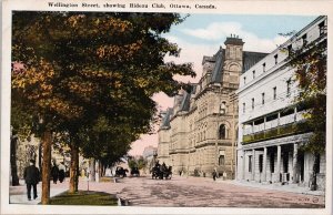 Wellington Street Rideau Club Ottawa Ontario ON Ont Unused Postcard E79