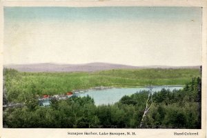 NH - Lake Sunapee. Sunapee Harbor.   *DPO- Mt Sunapee, NH, 1888-1998